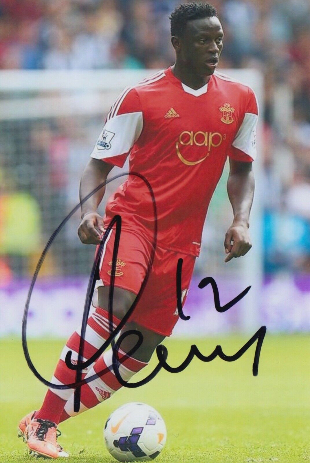 VICTOR WANYAMA HAND SIGNED 6X4 Photo Poster painting - FOOTBALL AUTOGRAPH - SOUTHAMPTON.