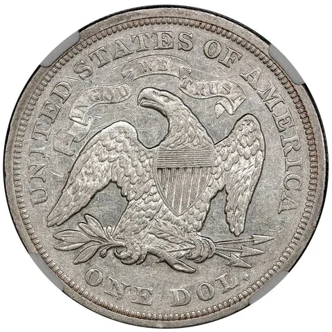 1872 Seated Liberty Dollar $1