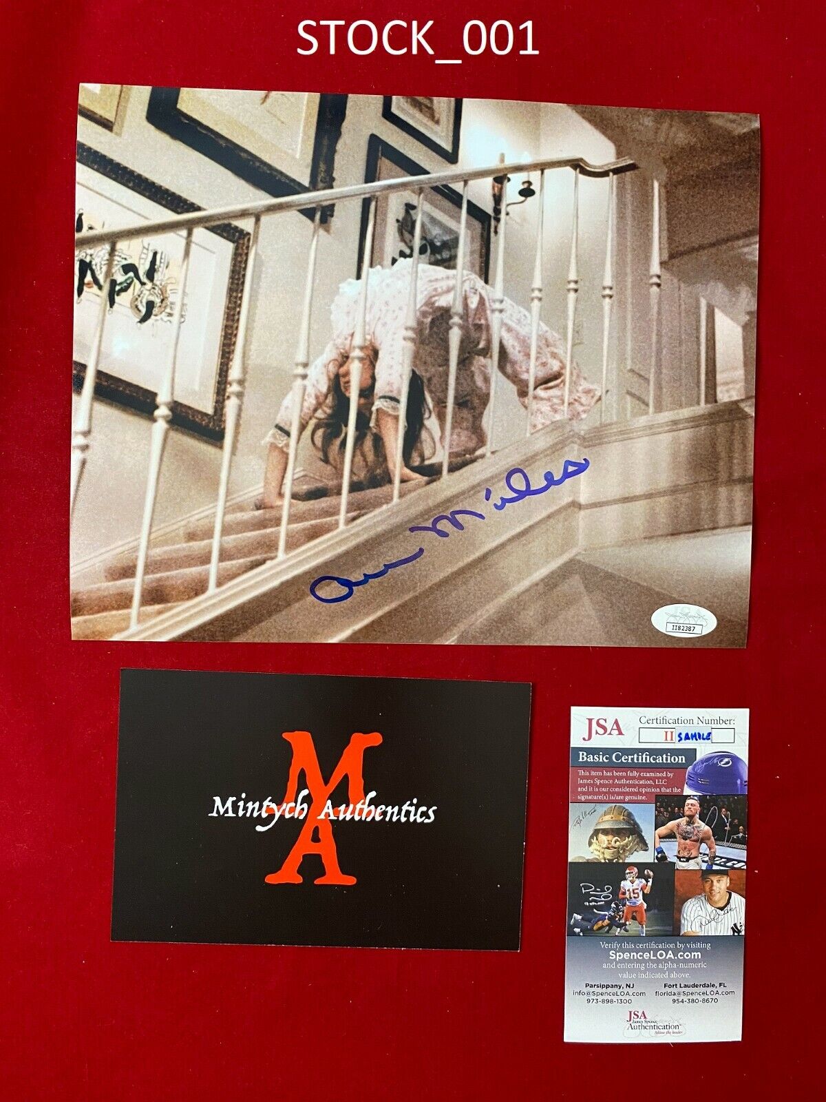 ANN MILES AUTOGRAPHED SIGNED 8x10 Photo Poster painting! THE EXORCIST! JSA COA! SPIDERWALK!