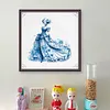 Blue And White Porcelain-Princess-11CT Stamped Cross Stitch 40*40cm/15.75*15.75in