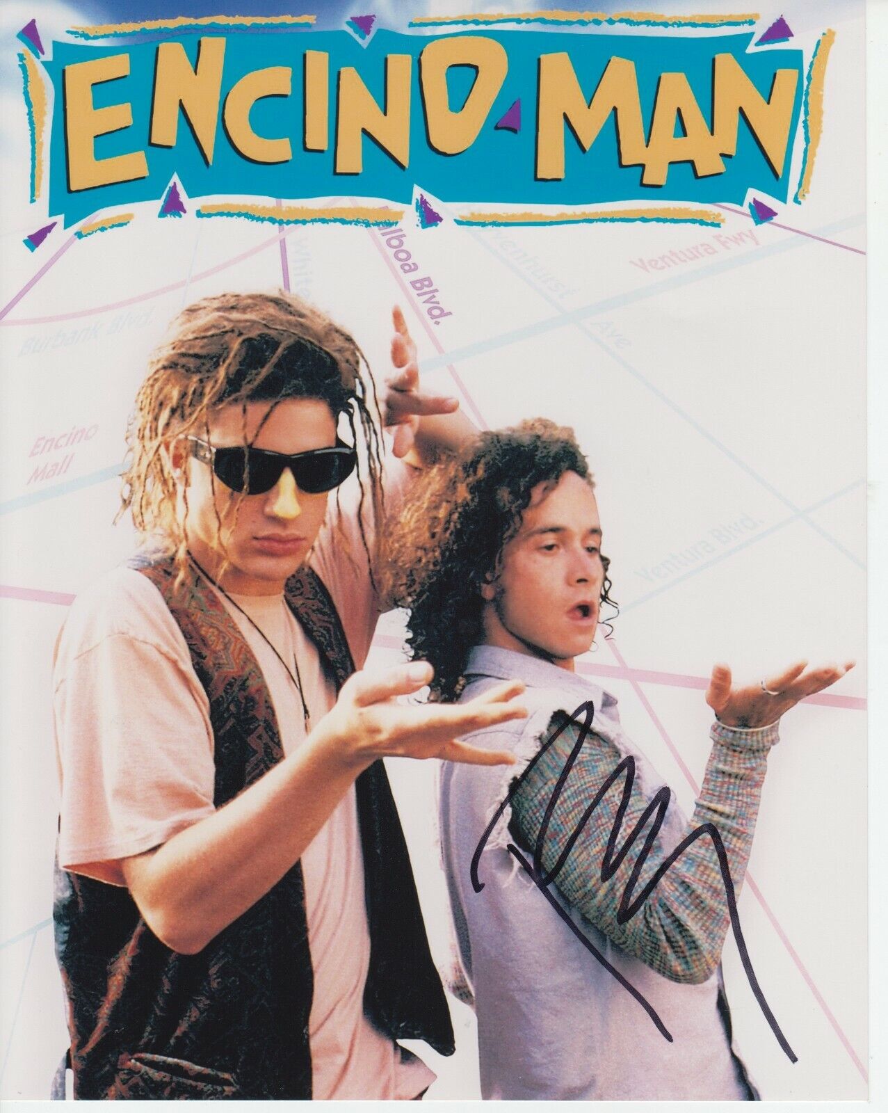 Pauly Shore (Encino Man) 8x10 Signed Photo Poster painting w/ COA Actor #3