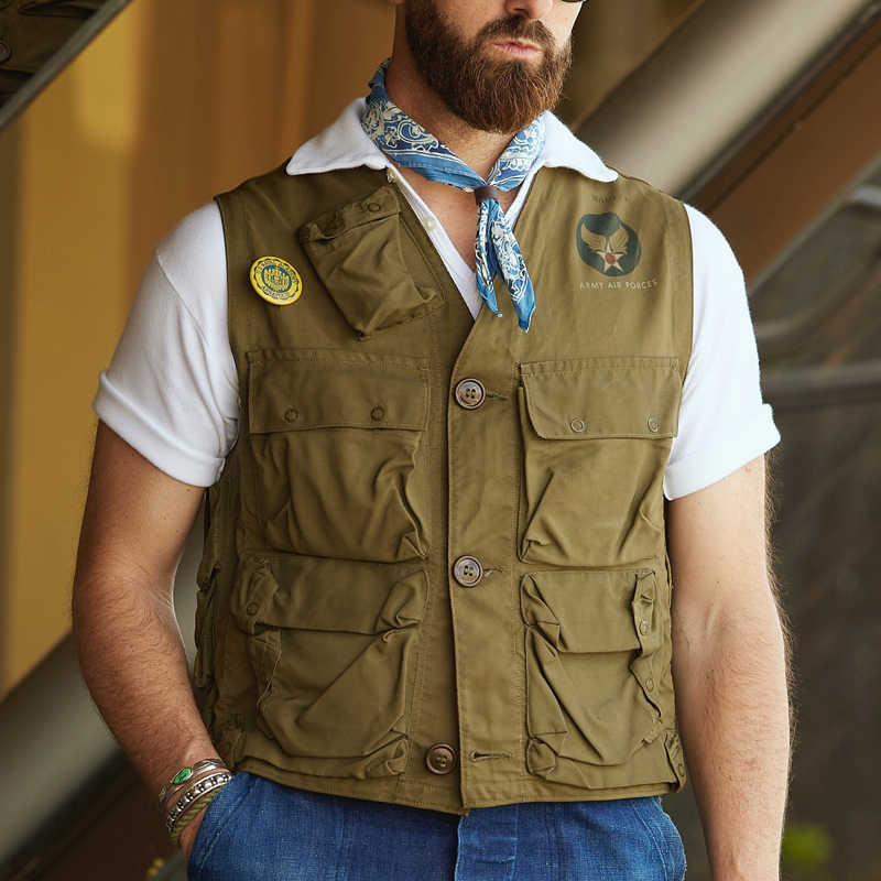 Vintage Military Tactical Utility Vest