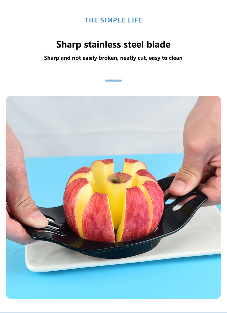 Likron Watches Premium Stainless Steel Apple Slicer Corer Ergonomic Kitchen Essential for Quick Effortless Fruit Prep