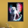 (40*50cm)DIY Round Partial AB Drill Diamond Painting - Tiger