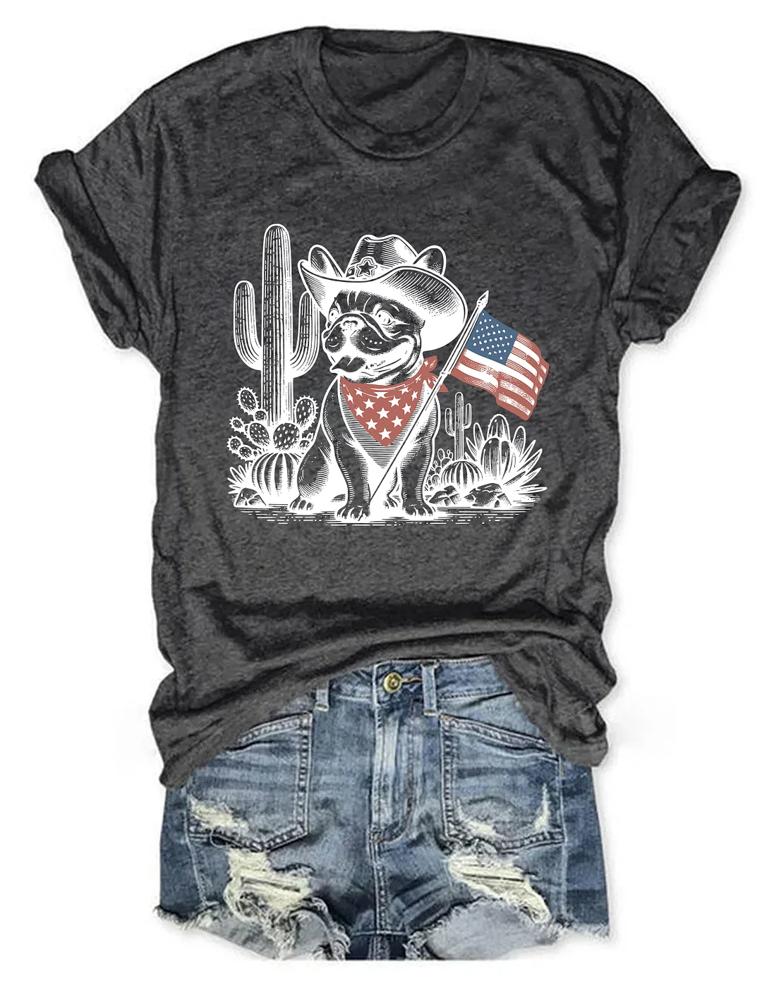 French Bulldog 4th Of July T-shirt