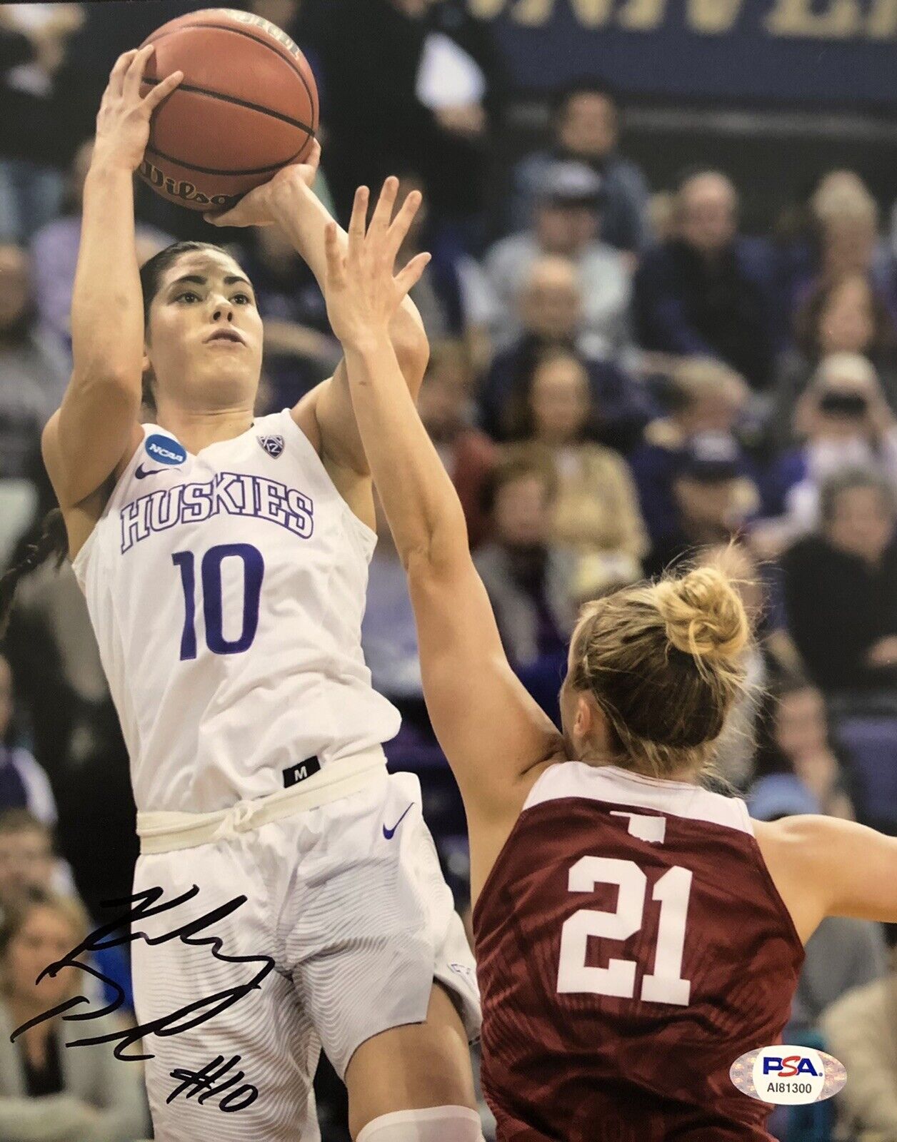 Kelsey Plum Signed Autographed Washington Las Vegas Aces 8x10 Photo Poster painting Psa/Dna