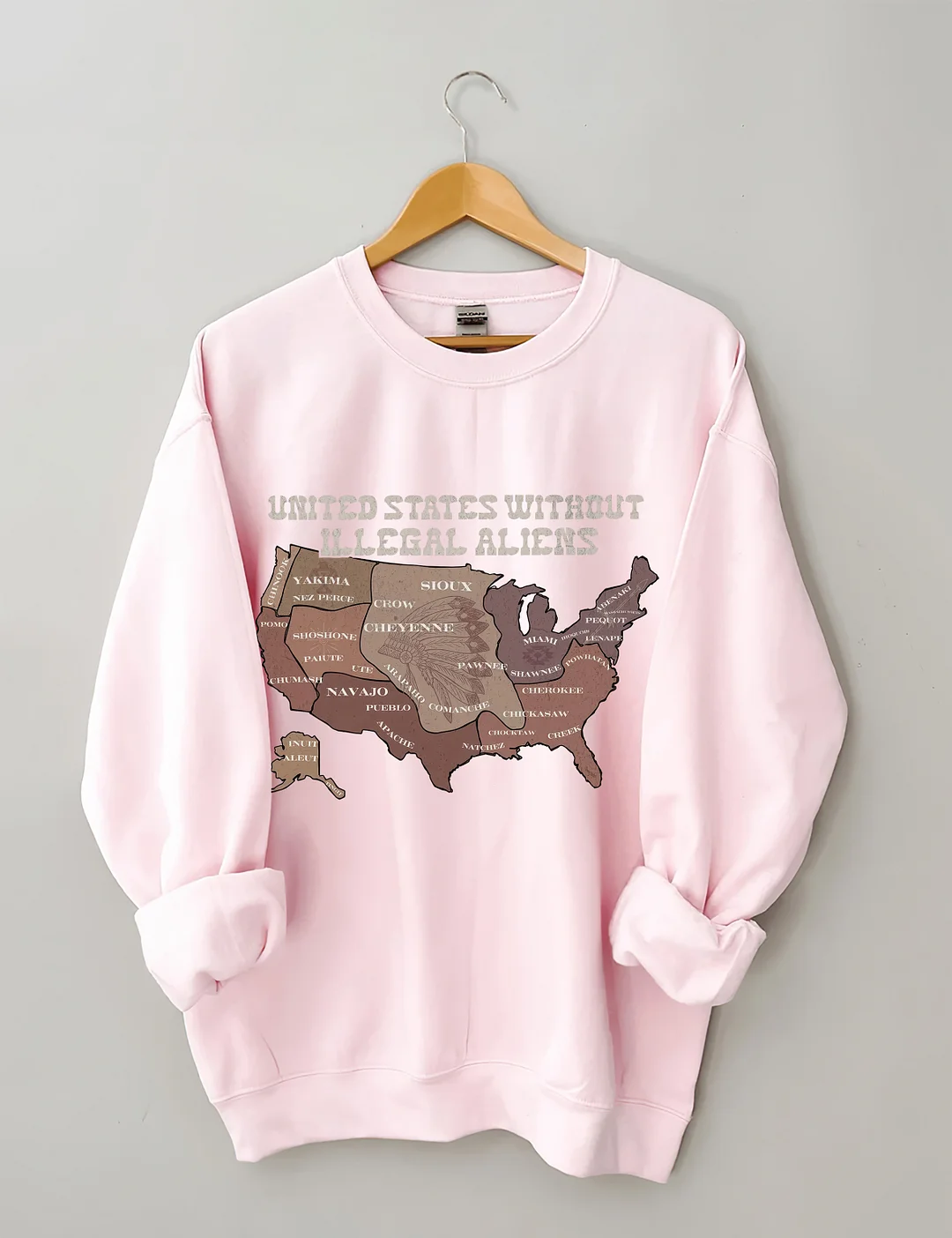 United States Without Illegal Aliens Sweatshirt