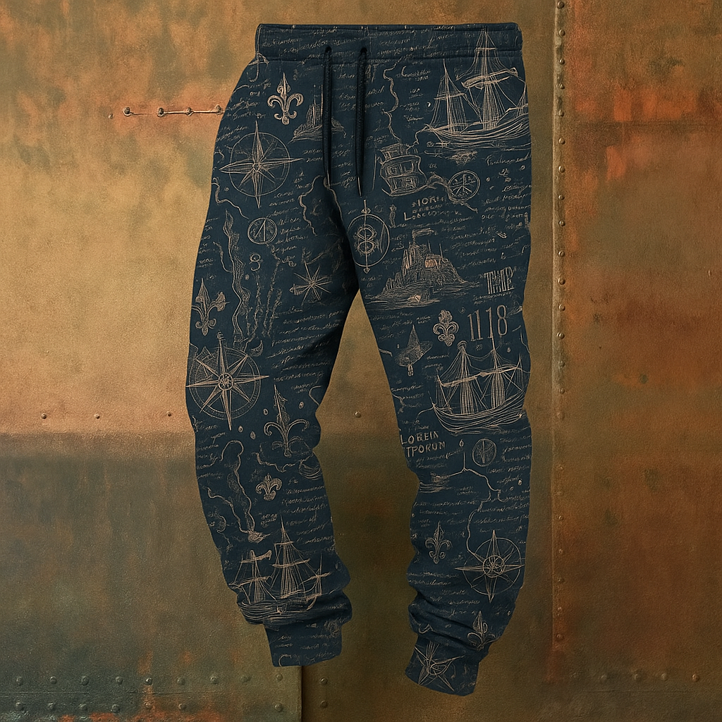 Viking Unisex Runes Compass Graphics Jogging Pants / Rvogue / Rvogue