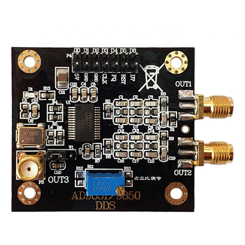 AD9851 DDS Frequency Function Generator 180M Sine Wave Output Microwave Signal Generator Compatible with 9850