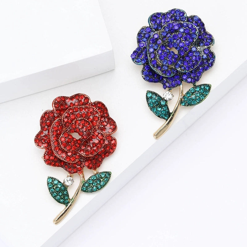 Lady Pin Flower Alloy Women’s Brooches