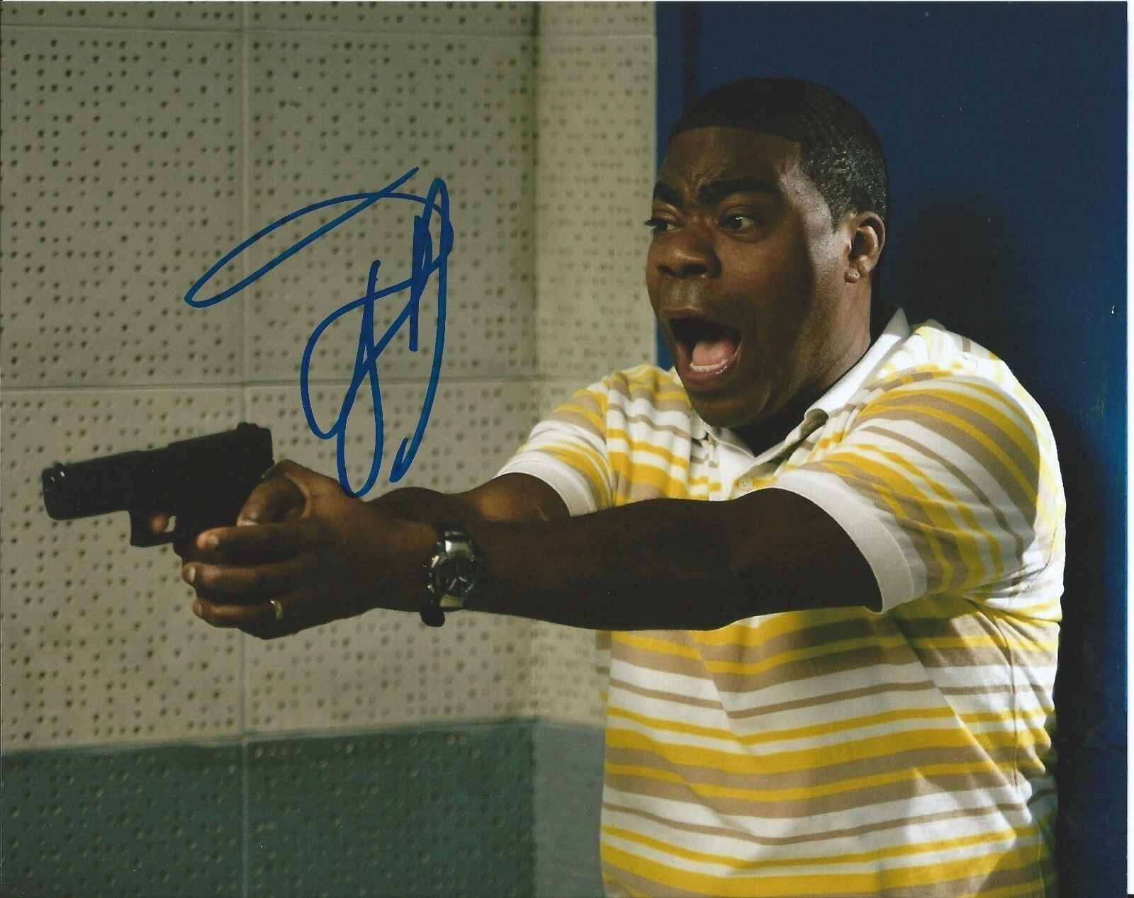 TRACY MORGAN signed Cop Out 8x10 Photo Poster painting PROOF