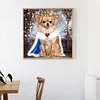 Diamond Painting -DIY Round Drill Crown Puppy