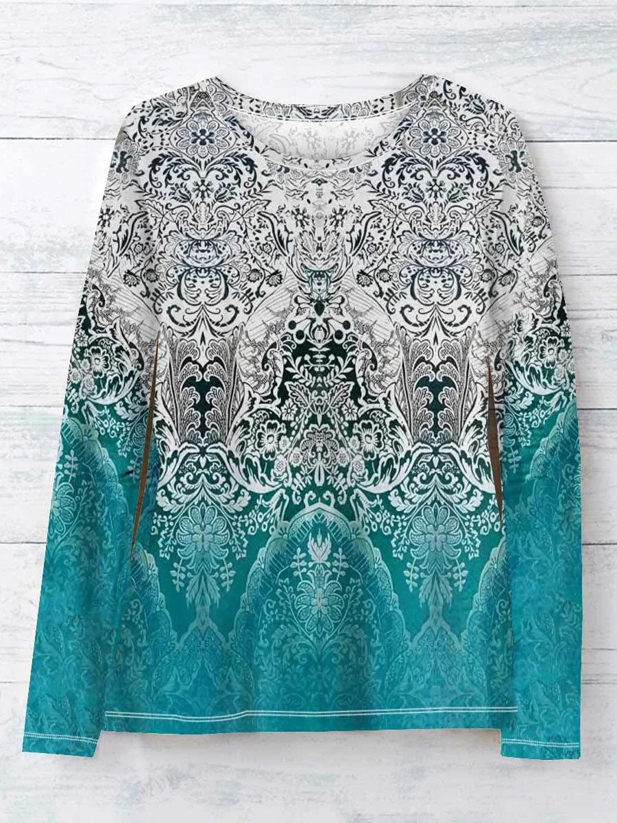 Women Long Sleeve High Quality Loose Soft Top Blouse
