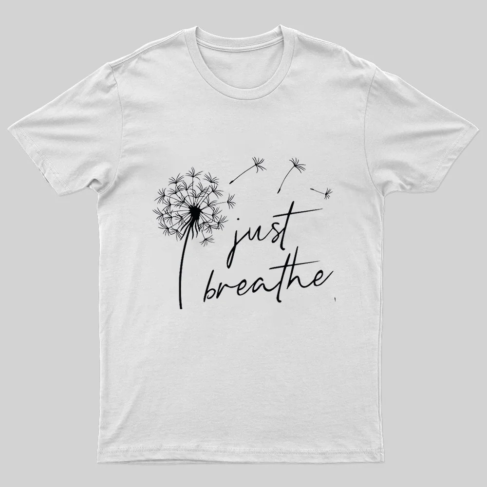 Just Breathe Printed Men's T-shirt