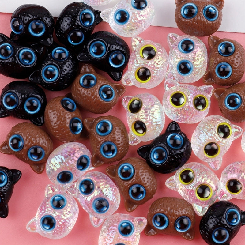 10 PCS/Package Arylic Cat Beads