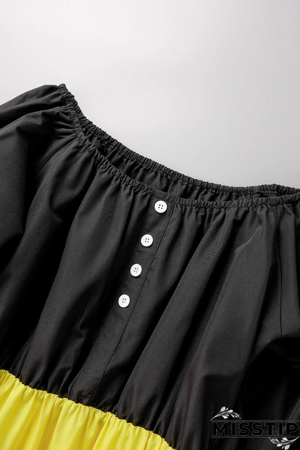 Green Casual Solid Patchwork Square Collar A Line Plus Size Dresses