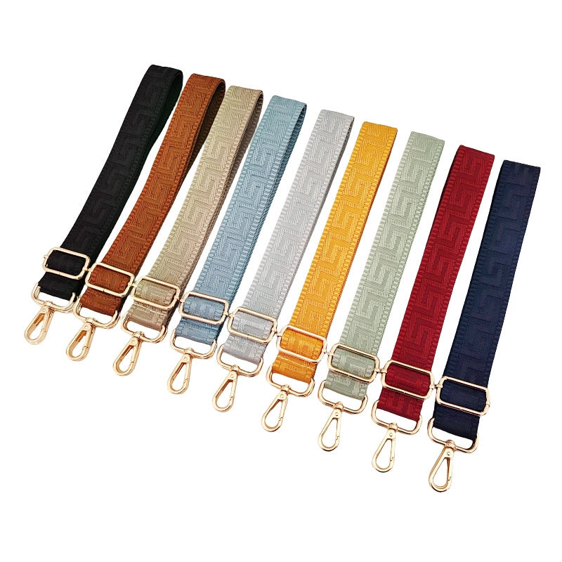 Polyester Cotton Solid Color Bag Strap