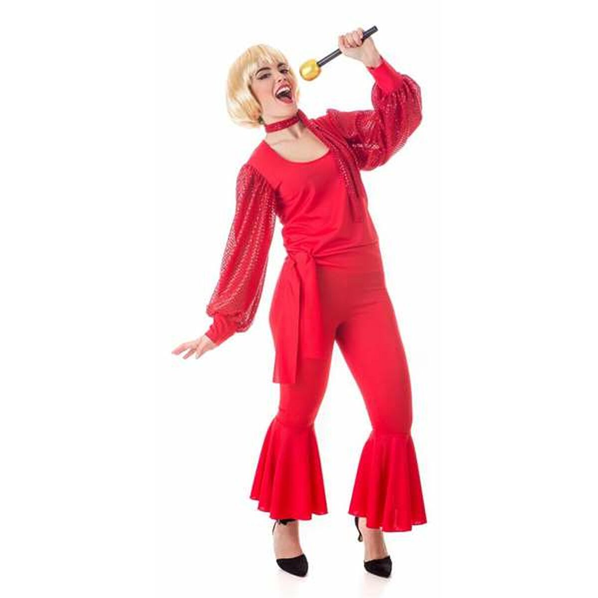 Costume for Adults Carr&aacute; Red Singer XL (4 Pieces)