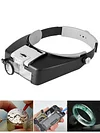 LED Light Headband Magnifier 1.5x 3x 8.5x 10x HD Magnifier Watch Repair Supplies