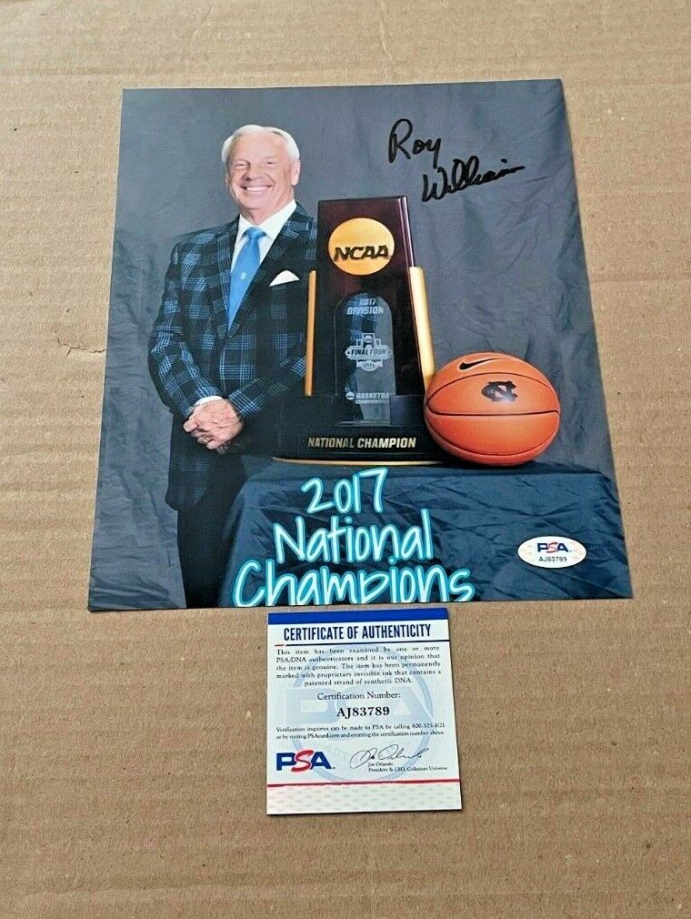 ROY WILLIAMS SIGNED NORTH CARLONA TAR HEELS 8X10 Photo Poster painting PSA/DNA #2