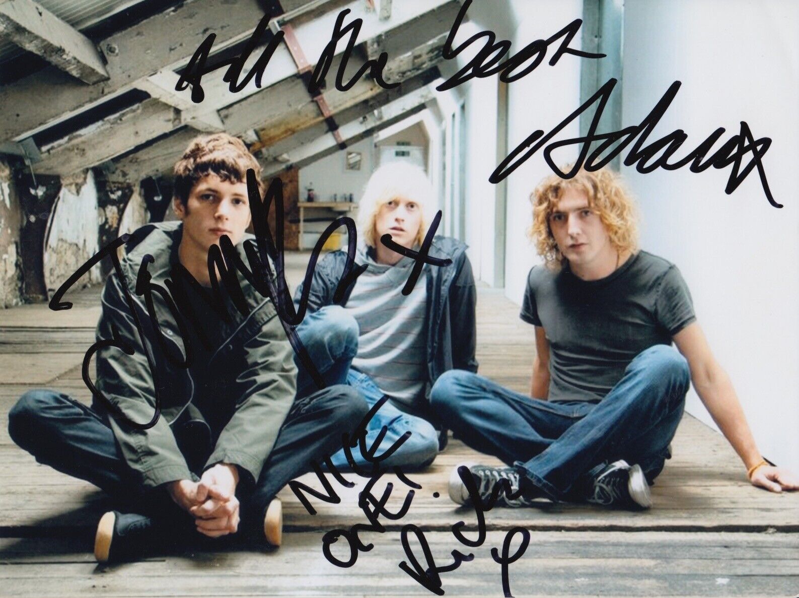 Twisted Wheel Hand Signed 8x6 Photo Poster painting - Music Autograph 1.