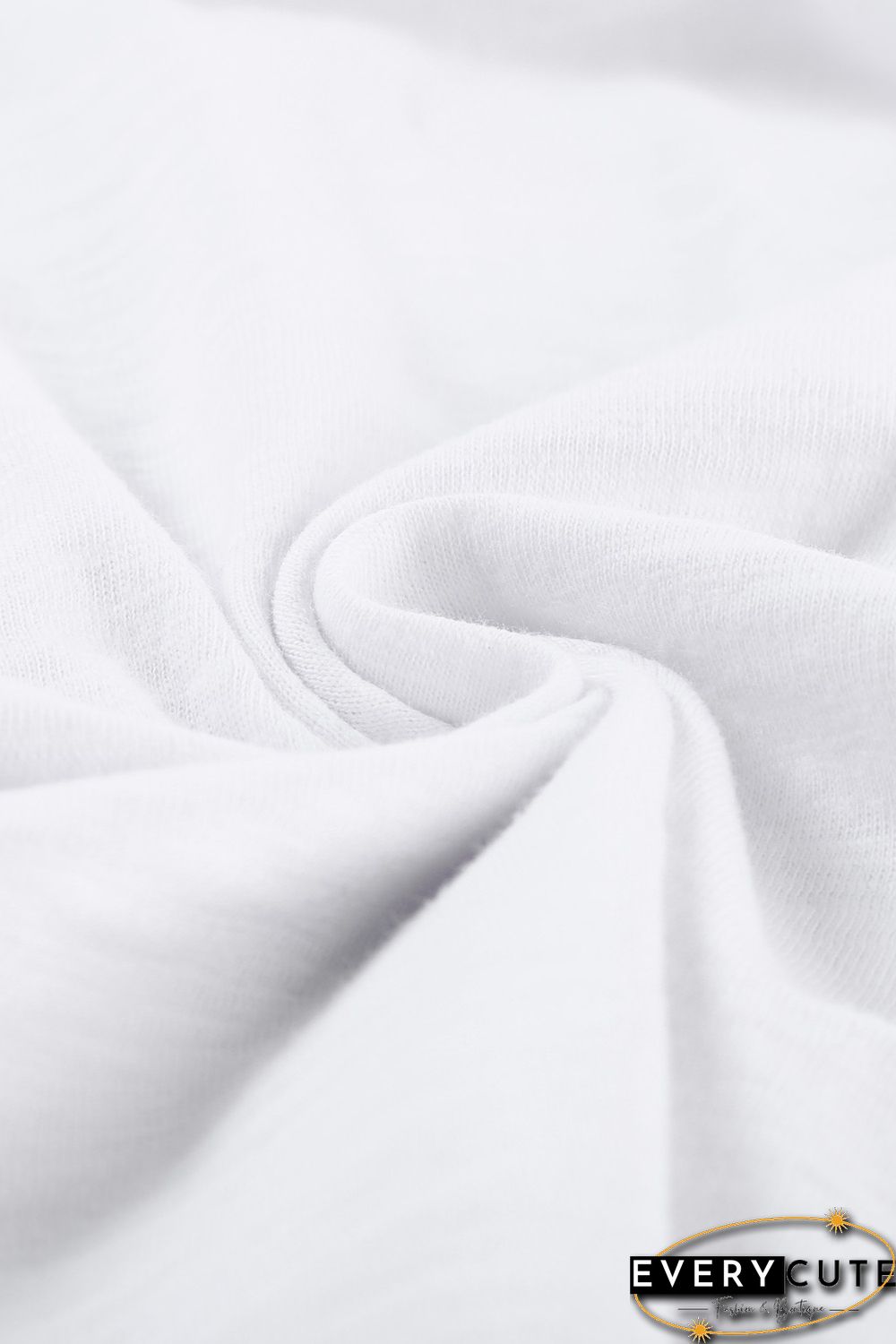 Blank Apparel - White Scoop Neck Basic Solid Tank Top
