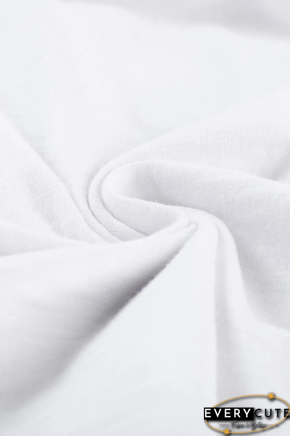 Blank Apparel - White Scoop Neck Basic Solid Tank Top