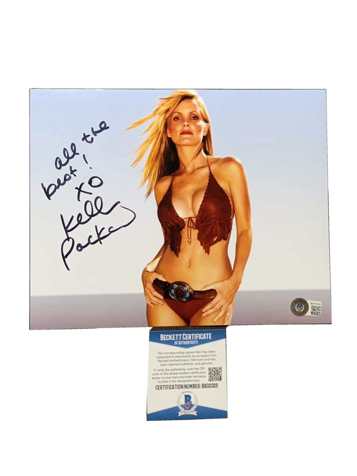 Kelly Packard Hot! signed autographed classic sexy 8x10 Photo Poster painting Beckett BAS coa