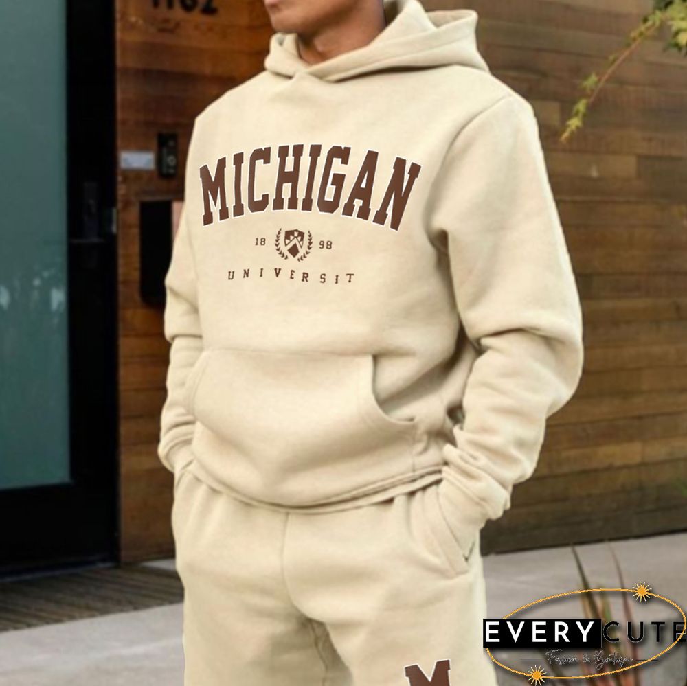 Vintage Men's Michigan Hoodie