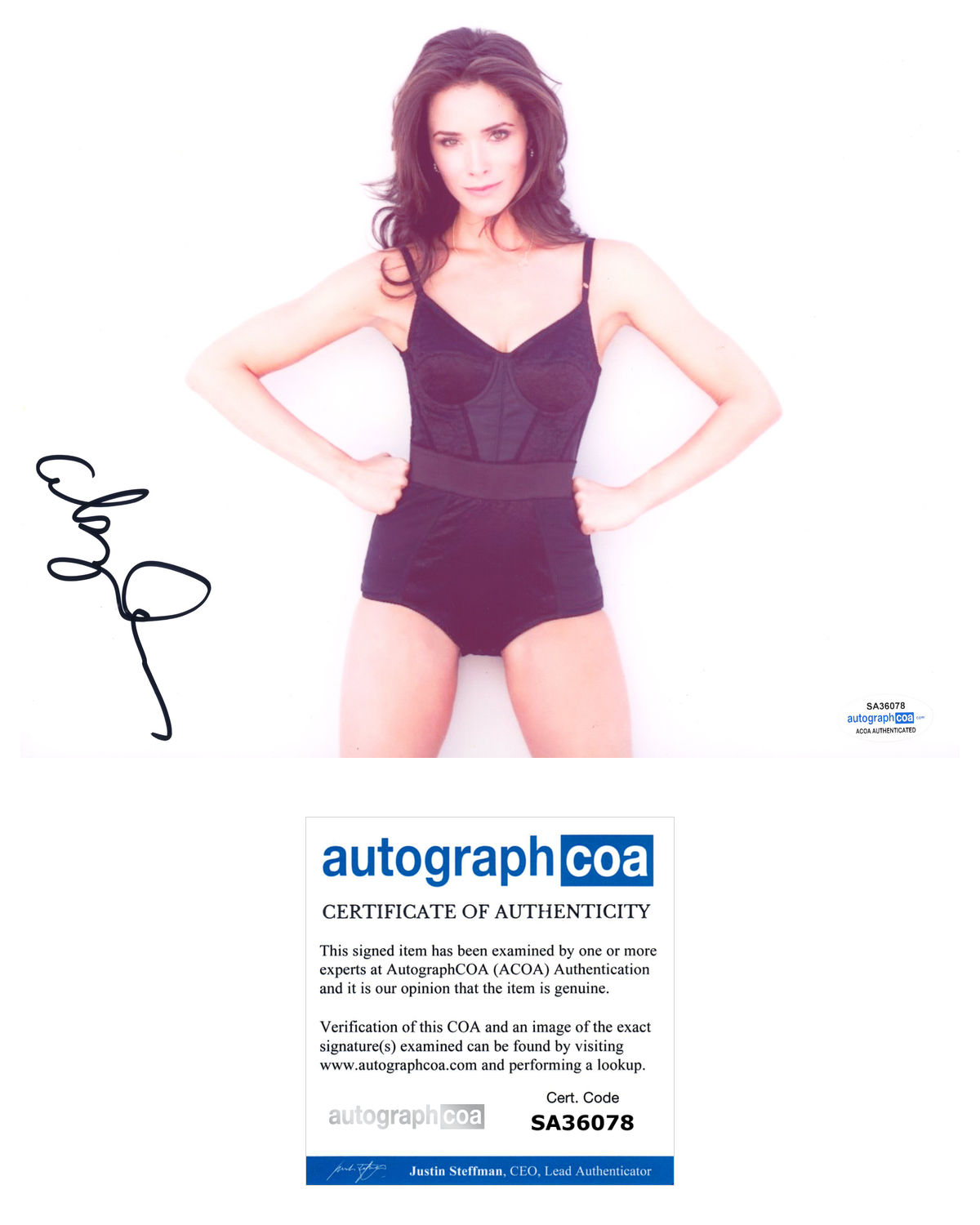 Abigail Spencer Signed Autographed 8x10 Photo Poster painting Timeless Suits Actress ACOA COA