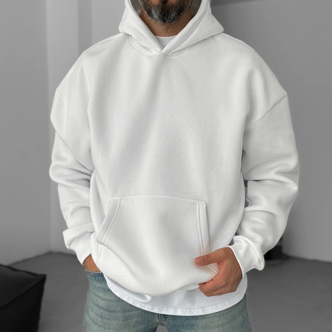 Ethnic Design Print Casual Oversized Hoodie