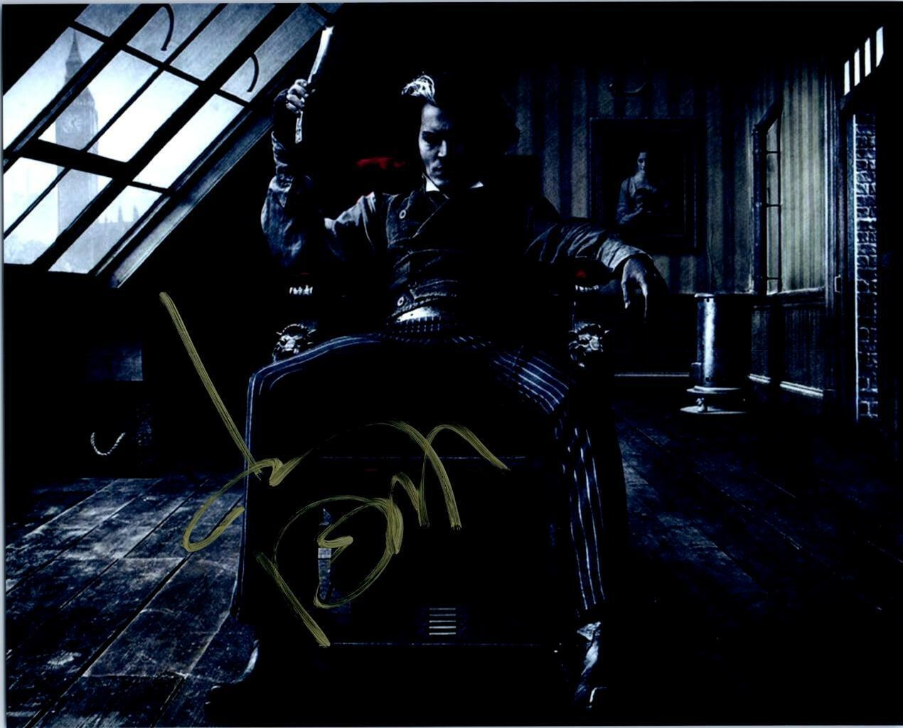 Johnny Depp autographed 8x10 Photo Poster painting Really nice signed Photo Poster painting and COA