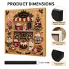 (20x20cm)Candy Cart DIY Pearl Painting Art With Inner Wooden Framed Kit