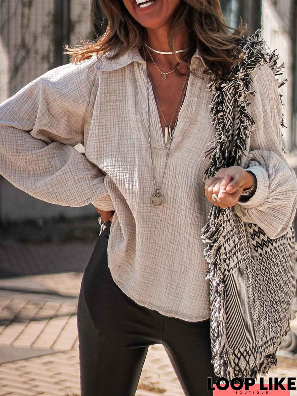 Long Sleeve Casual Tops