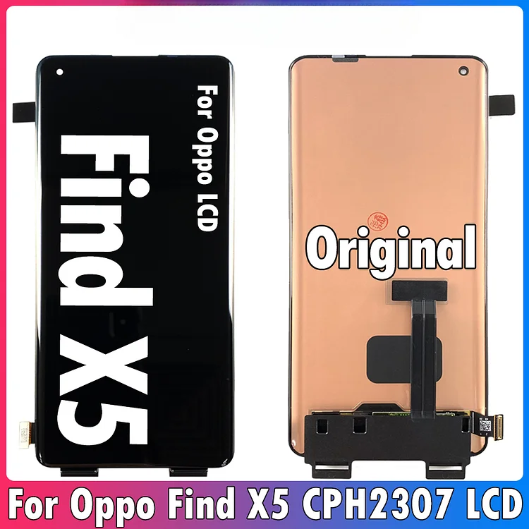 Original 6.55" For OPPO Find X5 LCD PFFM10 Display Touch Screen Digitizer Assembly For Find X5 CPH2307 LCD Repair Parts