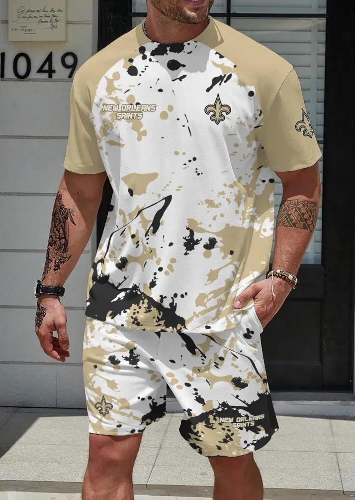 New Orleans Saints Limited Edition Top And Shorts Two-Piece Suits