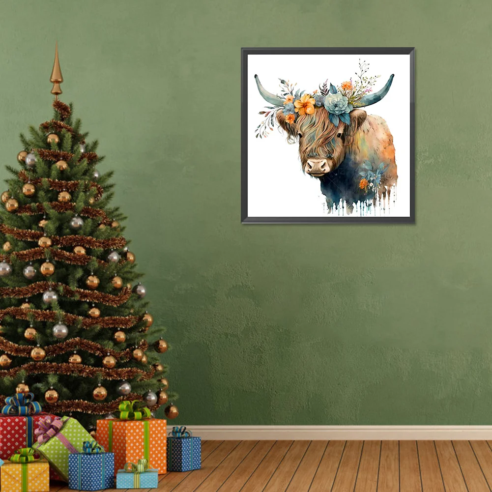 Diamond Painting - Full Round Drill - Flower Yak(Canvas|30*30cm)