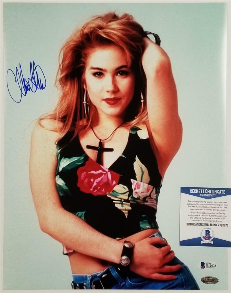 Christina Applegate signed 11x14 Photo Poster painting Married With Children F ~ Beckett BAS COA