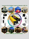 4000W Car Power Inverter DC 12V to AC 220V 110V Portable 2 USB Charger Converter