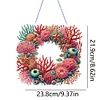 DIY Starfish Coral Sea World Diamond Painting Hanging Pendant