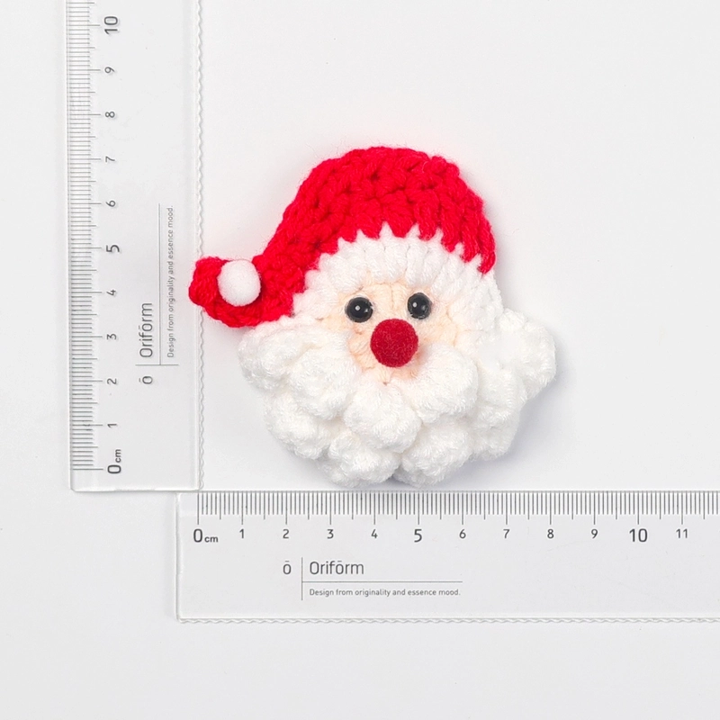 2 Pieces Cute Sunflower Santa Claus Yarn Women’s Bag Pendant Keychain