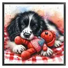 Dog And Bear-11CT Stamped/Counted Cross Stitch 40*40cm/15.75*15.75in tapestrymarket