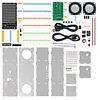 Bluetooth Speaker DIY kit Audio With Music Spectrum Rhythm Light Circuit Board Production Welding Practice Board Parts
