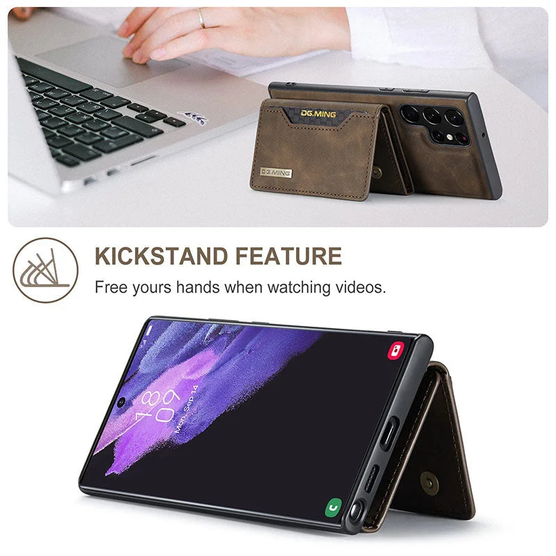 For Samsung S22 Magnetic Card Case Cover