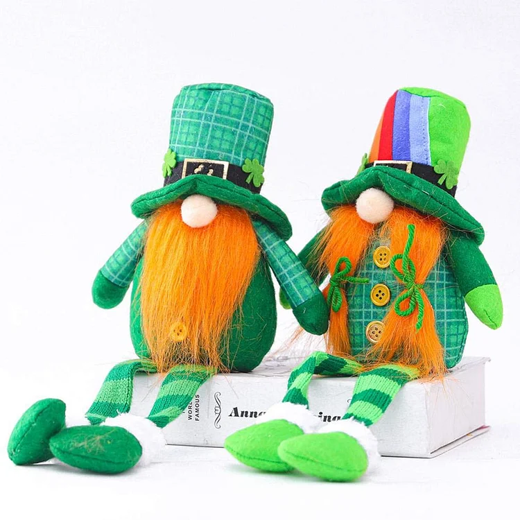 St Patrick's Day Gifts Gnome Irish Gnome Ornaments Set
