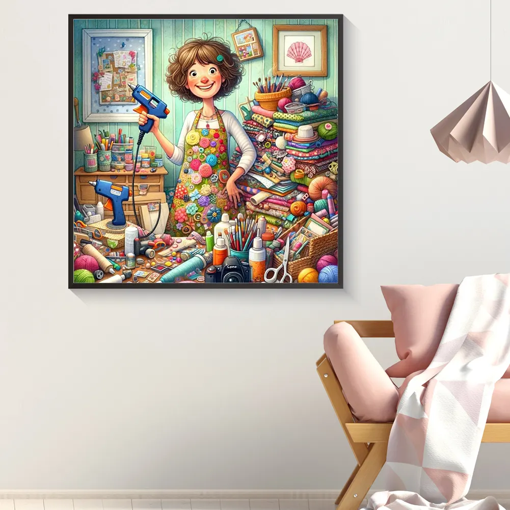 Diamond Painting - Full Round Drill - Cute Elf(Canvas|50*50cm)