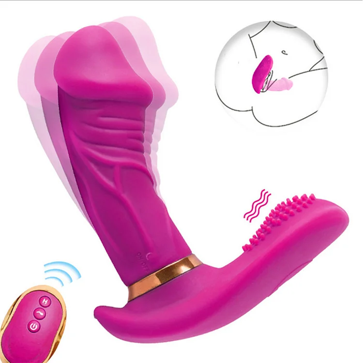 Women's Wireless Remote Control Wear Rocking Masturbation Vibrator, Couples Share Vibrator, Adult Sex Products