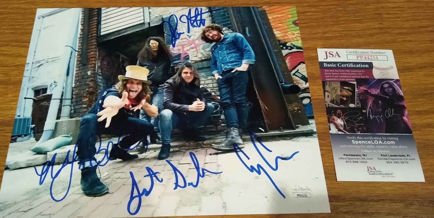 DIRTY HONEY Signed 8x10 Photo Poster painting autograph JSA COA When I'm Gone Marc LaBelle 3