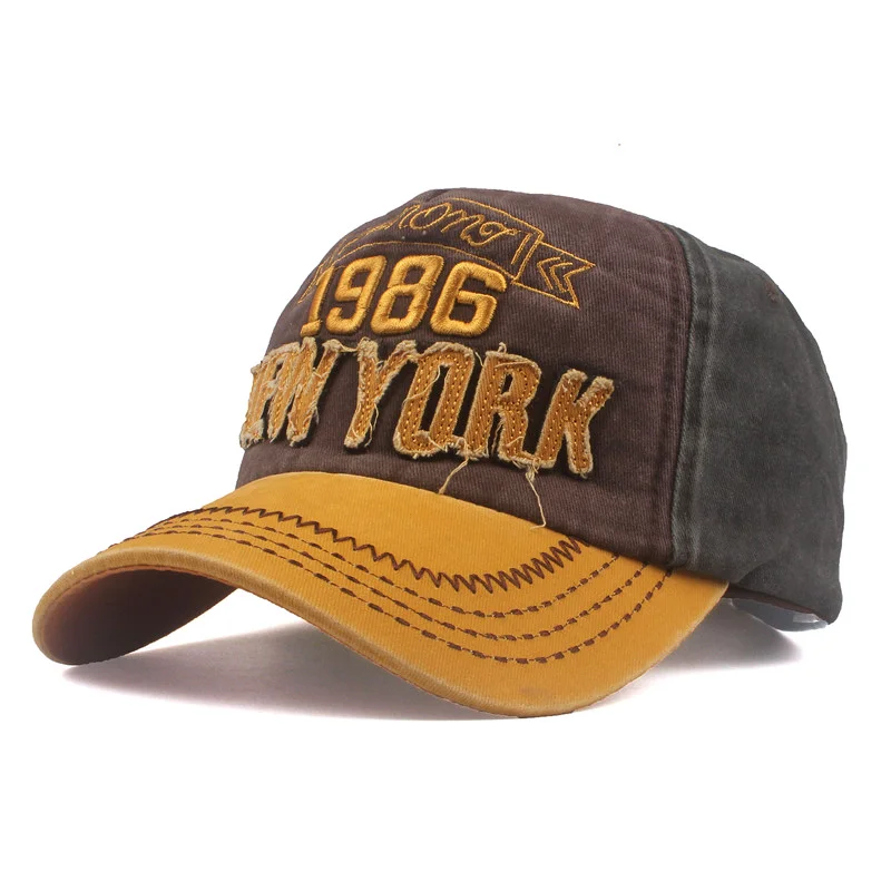 Men & Women Baseball Cap/1986 New Yourk Outdoor Fitted Hat