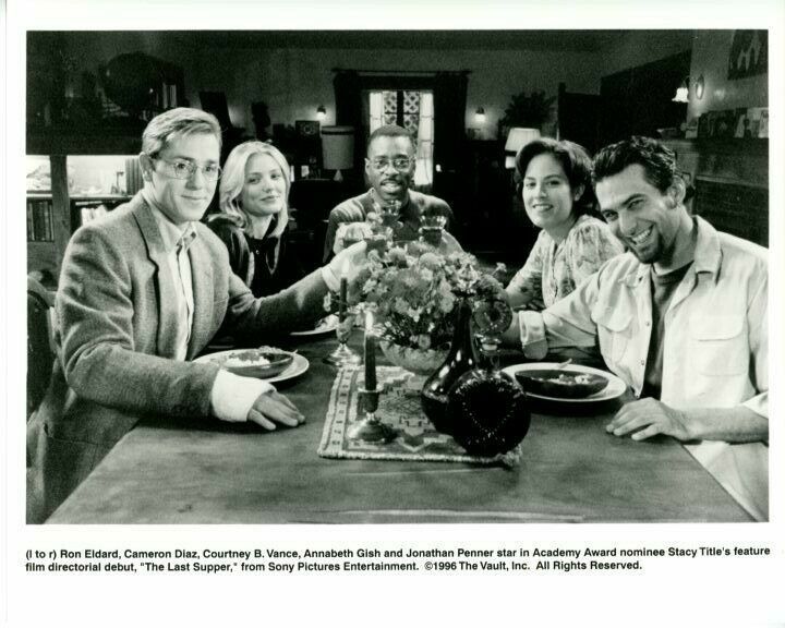 Ron Eldard Cameron Diaz The Last Supper Original Press 8X10 Photo Poster painting